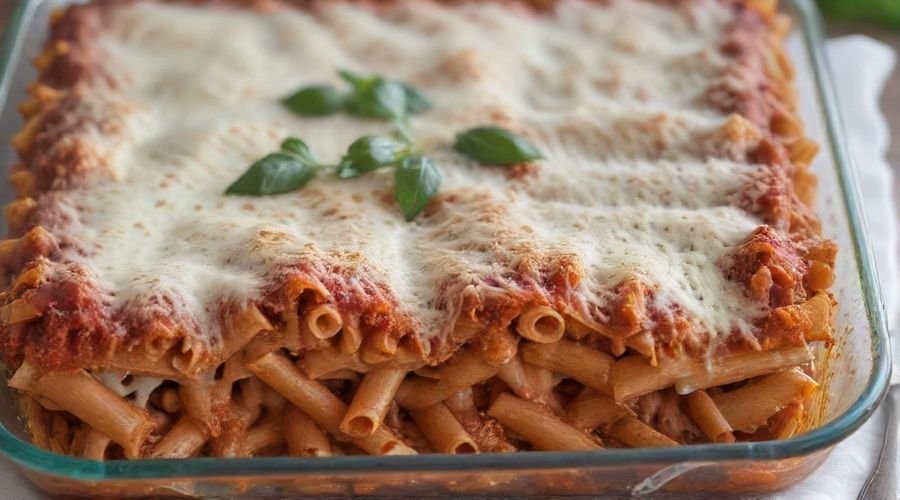 easy healthy baked ziti