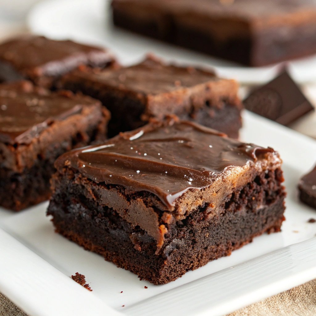 ultimate fudgy brownies with ganache