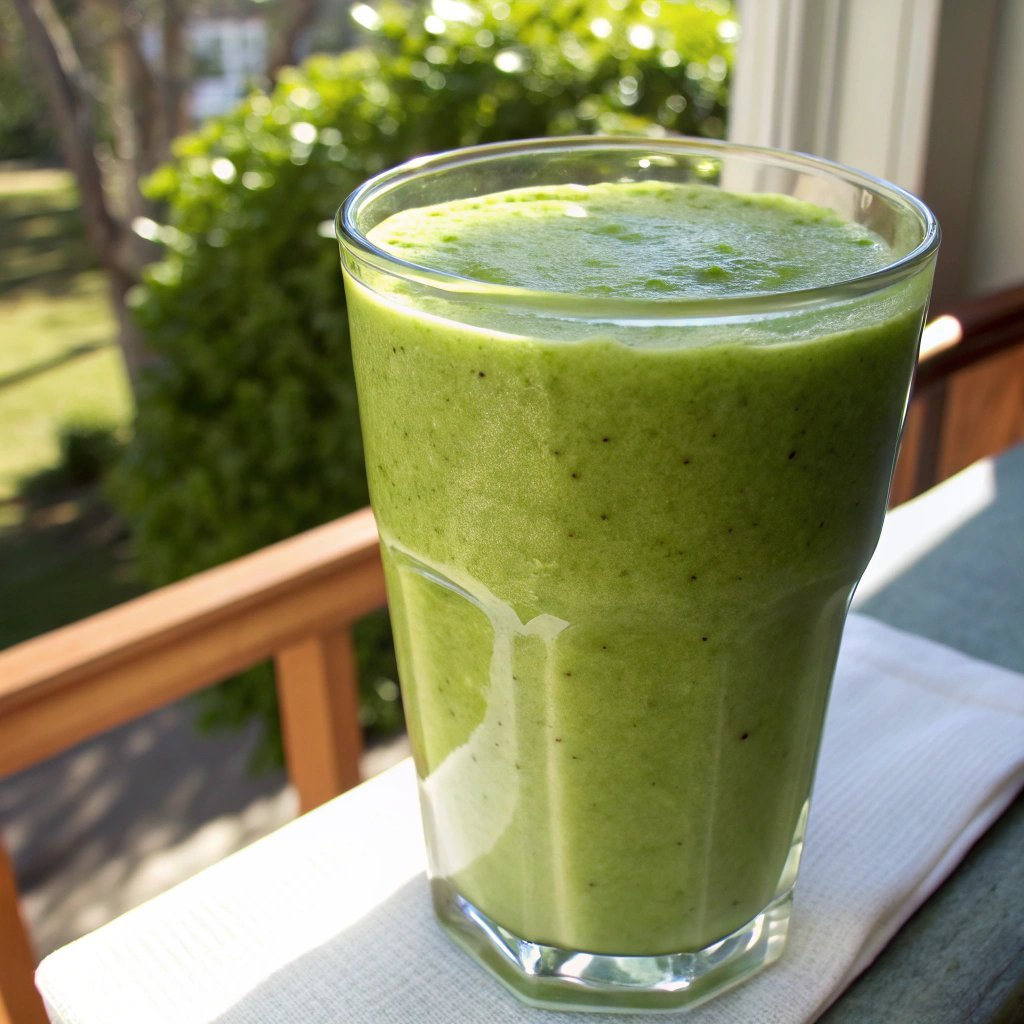 delicious healthy green smoothie